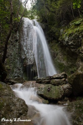 waterfalls near ambelos village